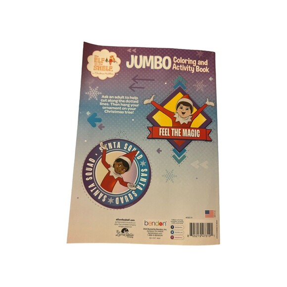 Elf on the Shelf Bath Set w/ Finger Puppets, Pancake Skillet, Activity Book NEW - Picture 5 of 5